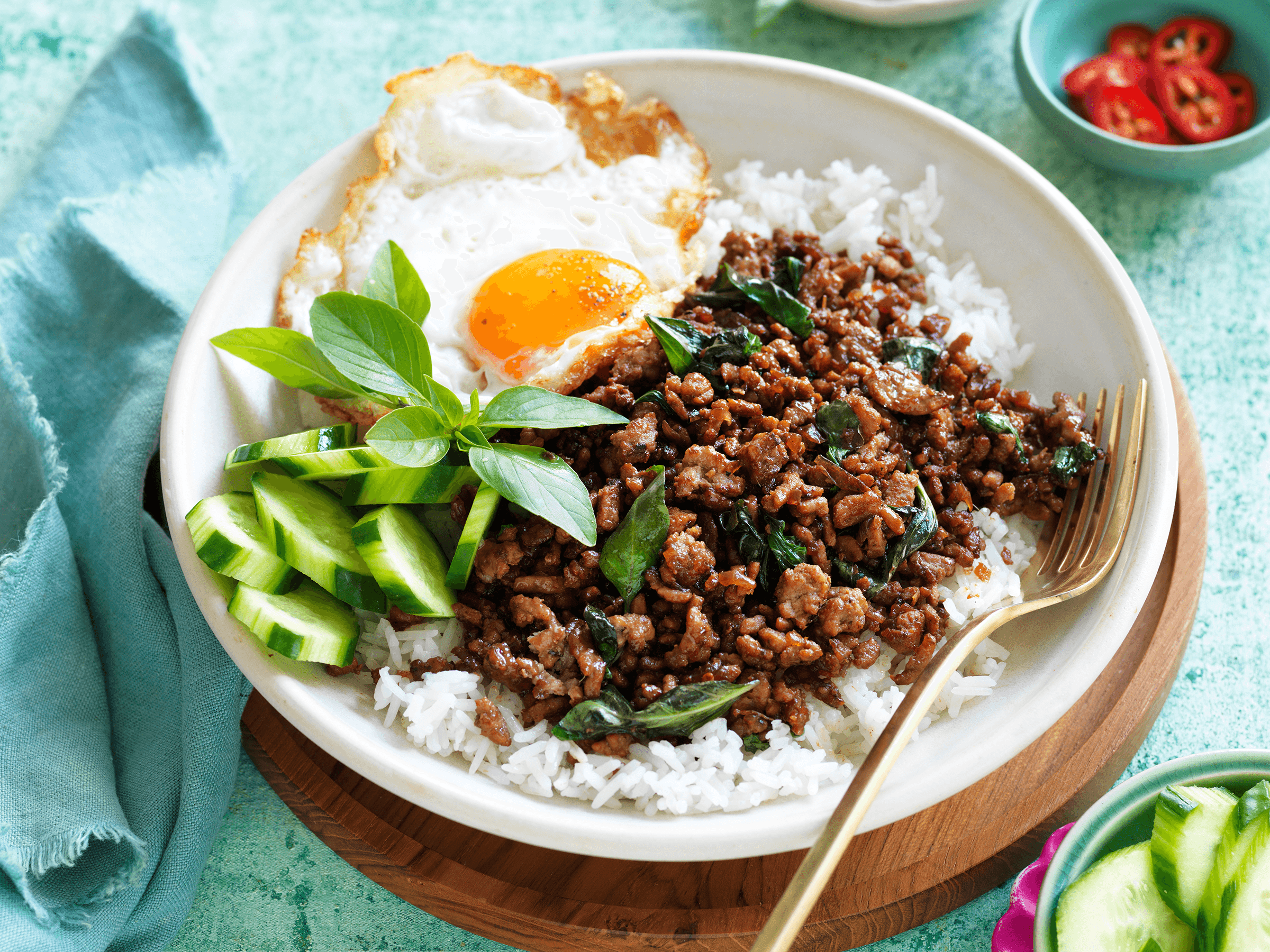 Basil Pork Stir-fry